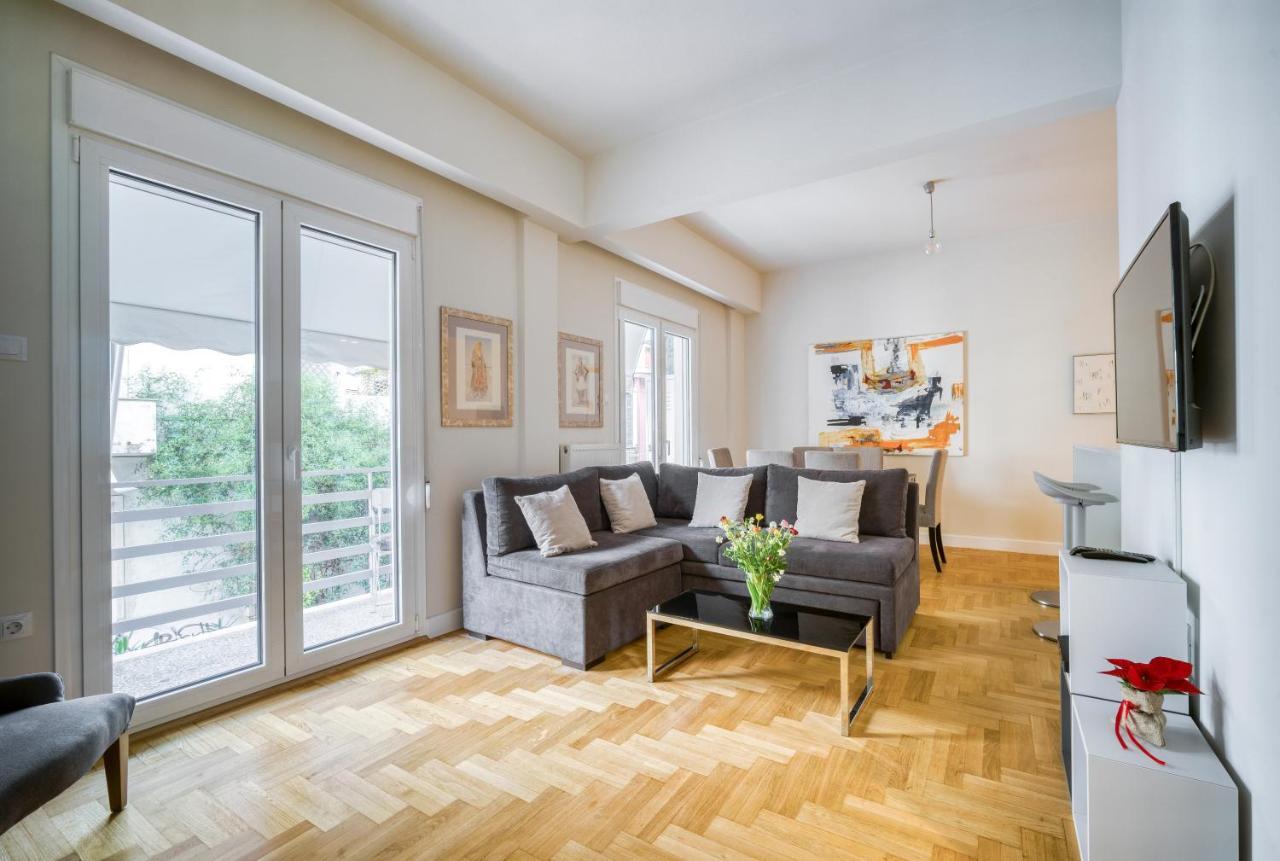 Lovely Sunlit Central Athens 2 Bedroom 2 Bathroom Condo Atenas Exterior foto
